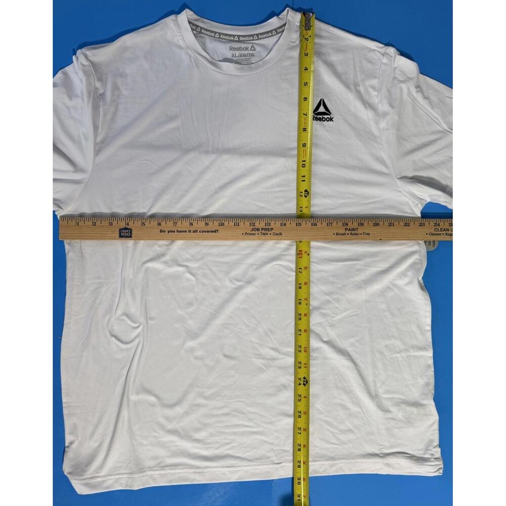 Reebok White Delta Core Logo Tee T Shirt Short Sleeve Men's XL NEW NWT!! - Picture 3 of 6